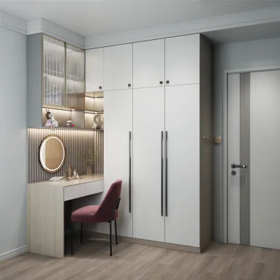 Solid Wood Traditional Design Home Furniture Bedroom Storage Organizer Extendable Plastic Wardrobe Workshop Supermarket Villa
