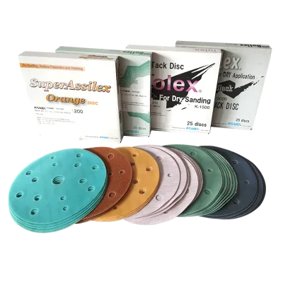 KOVAX 6-inch 15-hole Circular Soft Abrasive Paper for Car Polishing, Beautification and Dry Grinding, Ultra-fine Texture