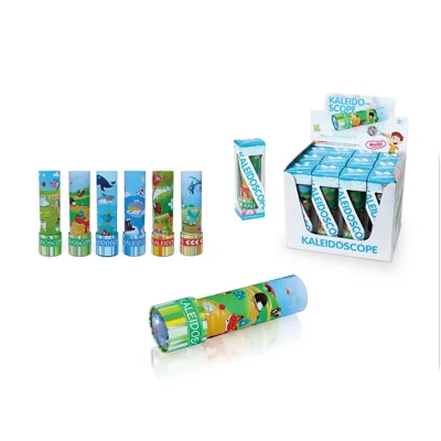 Educational Toys Science Toy Metal Shell Tin Plate Kaleidoscope for Kids