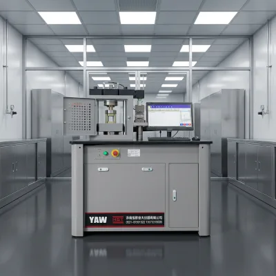 Oil Free Silent Cement Compression and Flexural All in One Testing Machine ISO ASTM EN Standard Building Material Lab Equipment