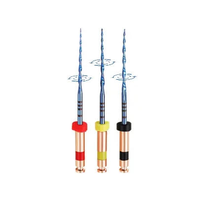 Heat Activated Blue NiTi Reciprocating Files Single File System for Endodontic Root Canal Treatment CE Certified OEM