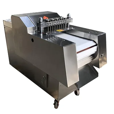 Commercial New Condition Stainless Steel Meat Slicer Frozen Meat Ribs Chicken Nugget Pig Feet Cutting Chopping Machine