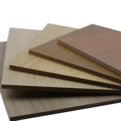 1220x2440mm Warm White 25mm Melamine Coated Mdf Boards Office Building Melamine Laminated MDF Board High Quality Timber Product