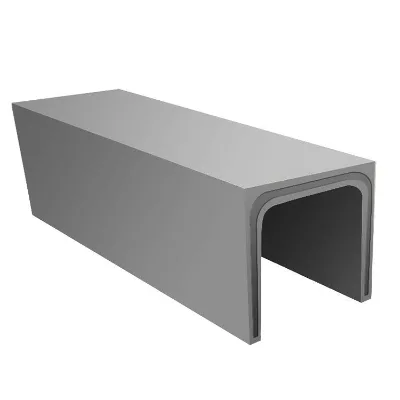 China Manufacturing Concrete Mold U Shape Drainage Channel Mold Drain Pipe Moulds