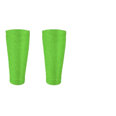 1Pair Soccer Shin Guard Football Crashproof Calf Protector Nylon Leg Sleeves Sock Shin Protector with Pocket Training Protection