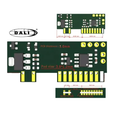 Compact DALI Dimming Module NFC Programmable Compatible with Tridonic Osram Philips