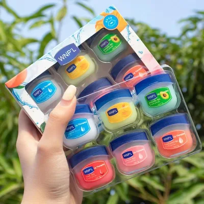 Custom Private Label 7g Regular Size Lip Care Set Hydrating Lip Balm Vitamin E Fruit Flavor Long Lasting Beauty Gift for Women M