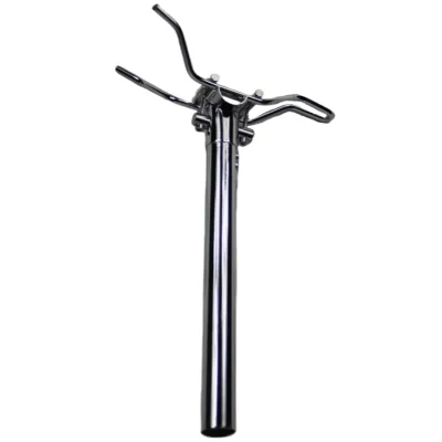 Factory Adjustable Split Type Molybdenum Steel 27.2*25.2*300mm Saddle Tube Bike Seat Post Tube Saddle for Mountain Road Bike Bmx
