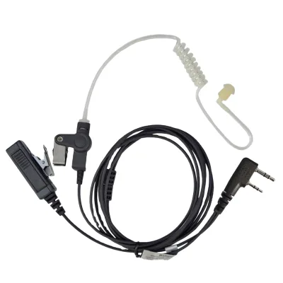 DMR Type CB Walkie Talkie Durable Headset Handheld Microphone Clear Earpiece for Two-Way Communication FCC Certified 5km Range