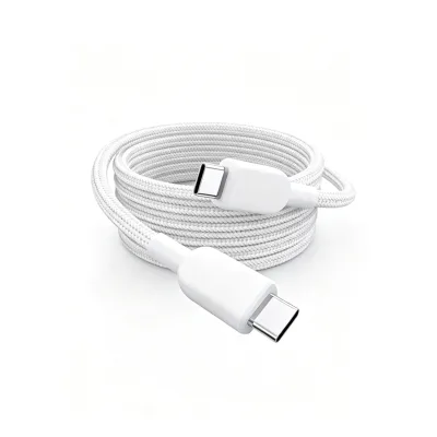 Type C to Type C Durable Braided Cable Fast Charging for iPhone MacBook Pro iPad Air Smartphone Android