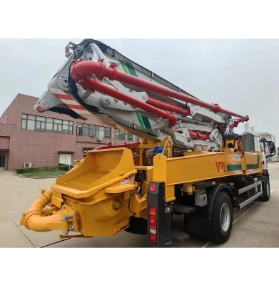 Purchase Festival: Discounts On HB37V Rock Valve Pumping Unit MPS Reversing Buffering Concrete Pump Truck