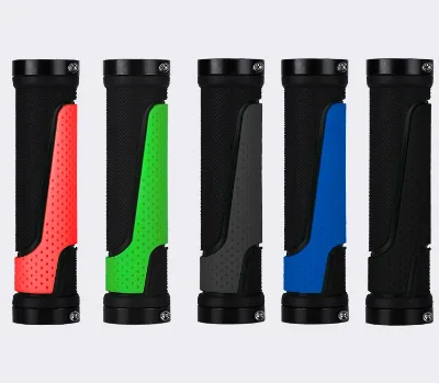 High Quality Anti-Slip MTB Bike Handlebar Grips Lock Ring Bicycle Handlebars Cover for Road Bicycles