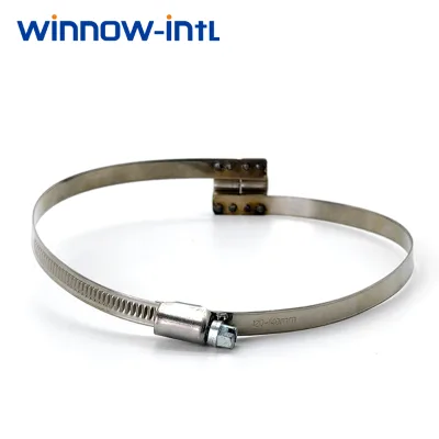 Bridge Hose Clamp Stainless Steel Worm Drive Clamp for Rubber Hose Connection Durable Easy Install