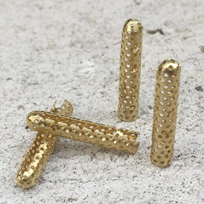 Fashionable Hollow-carved Design Metal Tips for Hoodies Open Cap Shoelace Metal Tip