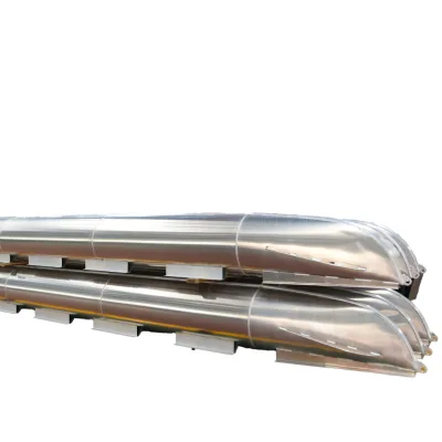 Kinlife 2022 Aluminum Replacement Transom Float Tubes Small Size (13Ft/16Ft/19Ft/22Ft/43Ft) for Pontoon Boats Marine Supplies