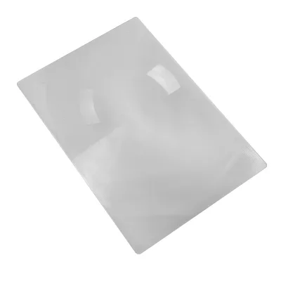Rectangular PVC Fresnel Optical Lens Ultra-Thin Full-Page 3X Magnifier N
