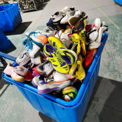 Lightweight Badminton Shoes Second-Hand Mesh Lining Wholesale Used Badminton Shoes Bulk