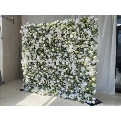 Flower wall background wall fabric base flower wall artificial flower Artificial flower swags