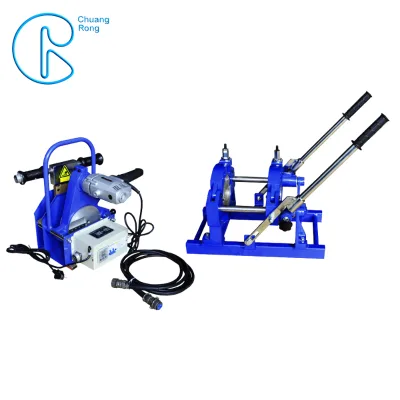 New Manual CRDHS Butt Fusion Welding Machine 2 Clamps Works From 50-160