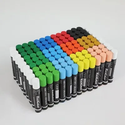 Non-toxic Artist Grade Assorted Color Soft Oil Pastels for Kids Painting Drawing