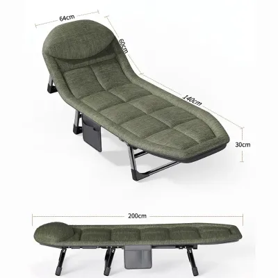 Good Quality Folding Camp Cots Portable Adjustable Colorful Folding Soft Mattress Folding Bed With Metal Frame