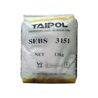 Taipol SEBS 6151 6154 Thermoplastic White Rubber Powder Coating Styrene Butadiene Styrene (SBS) Plastic Modification Antistatic