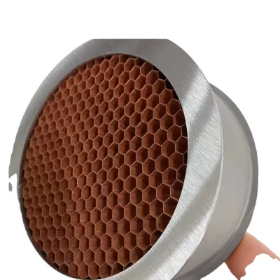 Hengshi brass Honeycomb Stainless Steel 2.5mm Vacuum brazing EMI/EMC shield perforated honeycomb panel with brass gaskets