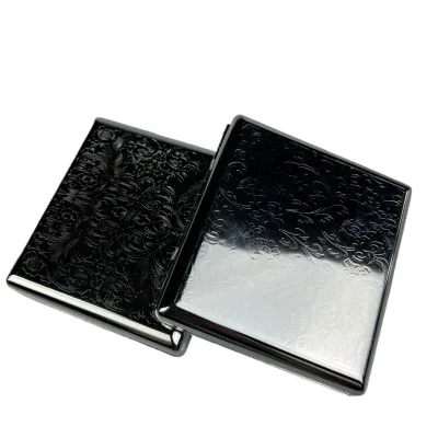 Lengthened Metal Cigarette case Cigarette Holder 20 Copper Cigarette case Men's and Women's Creative Carved Tobacco Box
