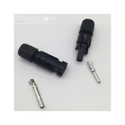 EmperySolar Cable Quick Electrical 2-Pin Connector Copper Tin Plated Contacts TUV Certified -40C +85C Operating Temperature