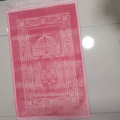 Polyester Islamic Prayer Mat for Ramadan Gift Washable Muslim Sajjada Style prayer mat muslim