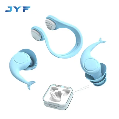 Latest Style Nose Clip and Earplugs Set Fishtail Earplugs Swimming Accessories for Water Sports Swimming Sports