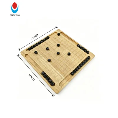 Wooden Magnetic Bead Maze for Toddlers 2-4 Fine Motor Skill Toy Preschool Counting Activity Travel Toy Wholesale Board Game Set