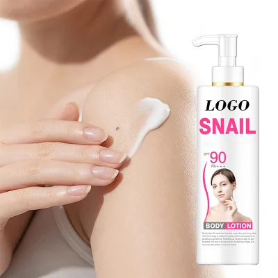 Lighten Skin Tone and Improve Dullness with UV Blocking Function Best 500ml Snail Body Lotion Spf 90
