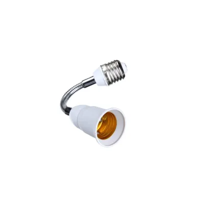 Modern E27 to E27 Lamp Socket with 20cm Flexible Extension Cable Lamp Adapter