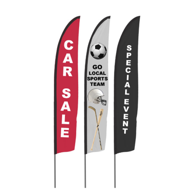 Advertising Flags Outdoor Custom logo Design Advertising Beach Flag