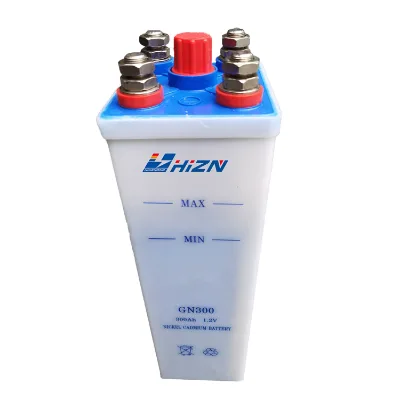 Industrial Nickel Cadmium Battery 1.2V 100Ah 200Ah 300Ah Rechargeable NiCd Battery for Telecom UPS Solar System Backup