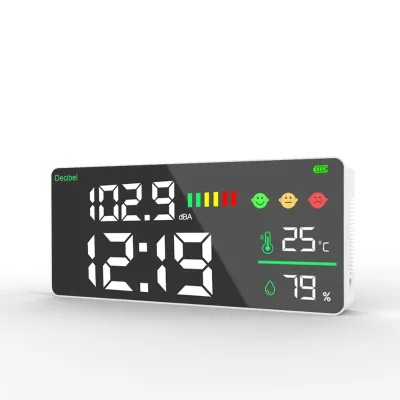 30~130dBA Sound Level Meter Noise Tester with CE Certificate Battery-Powered LED Display Cable Output for Measurement Tests