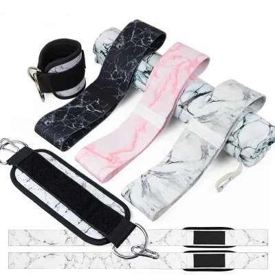 Fitness Assistance Set Exercise Resistance Pull up Assist Band Set Ancle Protection Bands