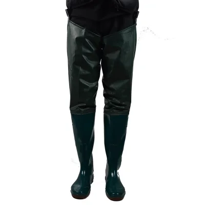 Hip Waders Lightweight Rain Boots PVC/Nylon Fishing Hunting Bootfoot Waterproof Agricultural Shoes for Men and Women