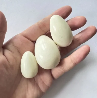 natural stone smooth vagina tightening exercise eggs yoni's oval shape ball