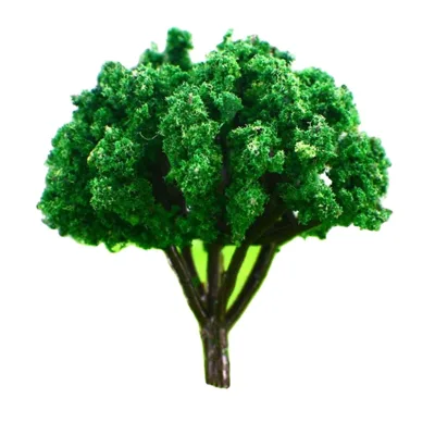 Victorian Maple Tree Model Accessories HO Scale Eco-Friendly Wire Trunks & Paper Leaves for Courtyard