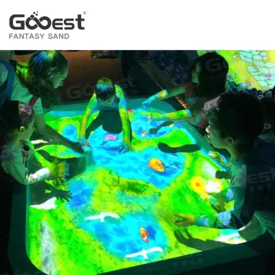 Gooest Sand Box Hologram Chef Table 3d Ar Finger Touch Interactive Projector Sand Table Games Kids Shopping Amusement Center