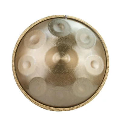 Supports custom logo handpan drum with 22-inch size and 9 tones. It offers excellent value for money in gold, silver, bronze