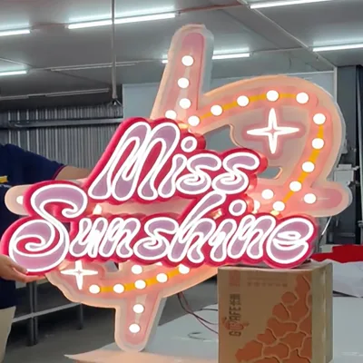 Manufacturer Custom LED Store Sign Outdoor Custom 3D Sign Logo Board LED Buchstaben Business Sign