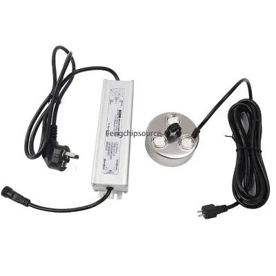 Absorbent stone fish pond cylinder atomizer large three head metal toe cap without lamp 3 head ultrasonic atomizer