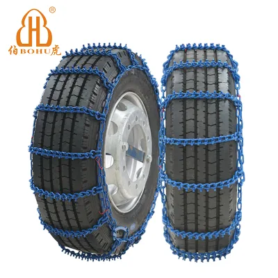 BOHU New Design Snow Chains for Semi Trucks Stud Breaking Ice Innovative Snow Chain with Key Features