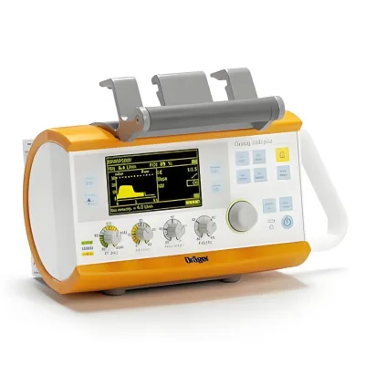 Draeger Oxylog 3000 Plus Transport Ventilator Also Suitable for Pediatric Patients