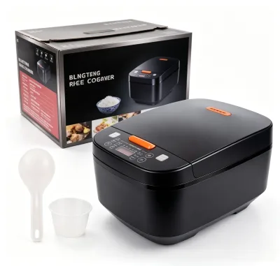 Multi Function Electric Rice Cooker with Stainless Steel Housing and 5L Capacity Non-Stick Inner Pot for Household Hotel Use