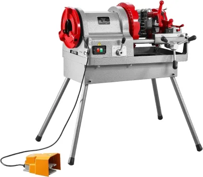 U.S.A. Bestseller Heavy Duty BSPT 4 Inch Electric Pipe Threading Machine for Contractor Construction Site Water Pipeline Project