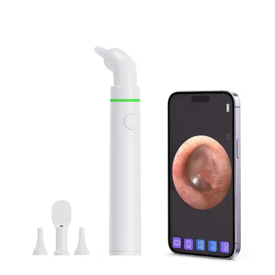 WiFi Wireless Otoscope for Kids and Adults Household Medical Device with Power Source Electricity and Wax Removal Tool